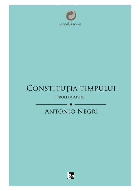 Copertă produs Constituţia Timpului. Prolegomene - gallery big 1