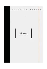 H.arta. Agenda. Carte de artist