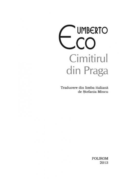 Copertă produs Cimitirul din Praga (Top 10+) - gallery big 6