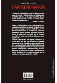 Copertă produs Tsukuru Tazaki cel fără de culoare şi anii săi de pelerinaj