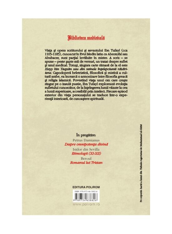 Copertă produs Hayy bin Yaqzan sau din tainele înţelepciunii răsăritene. Ediţie bilingvă - gallery big 2