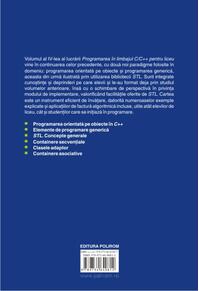 Copertă produs Programarea în limbajul C/C++ pentru liceu (Vol. 4)