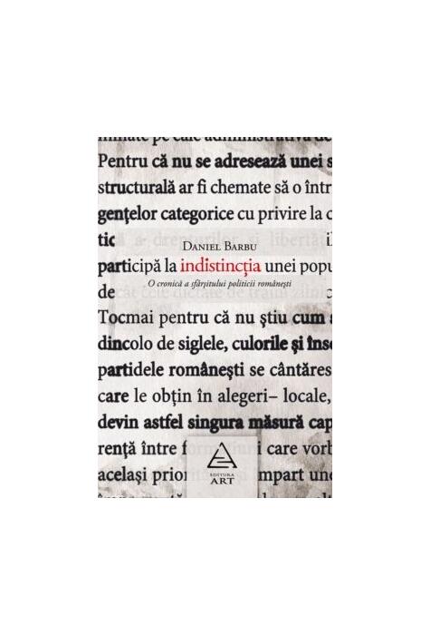 Copertă produs Indistincţia