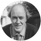 Fotografie autor Roald Dahl