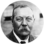 Fotografie autor Sir Arthur Conan Doyle