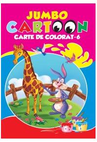 Copertă produs Jumbo Cartoon - carte de colorat 6