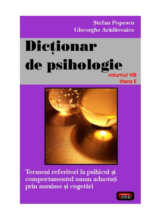 Copertă produs Dicţionar de psihologie (Vol. VIII) - gallery big 1