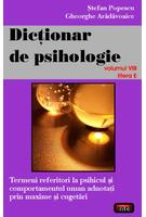 Imagine produs Dicţionar de psihologie (Vol. VIII)