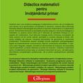 Copertă produs Didactica matematicii pentru &icirc;nvăţăm&acirc;ntul primar - gallery small 