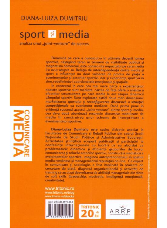 Copertă produs Sport și media. Analiza unui &bdquo;joint-venture&rdquo; de succes - gallery big 2