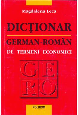 Copertă produs Dicţionar german-rom&acirc;n de termeni economici